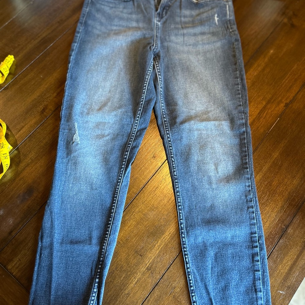 Calvin Klein. slightly , Women's Blue Jeans